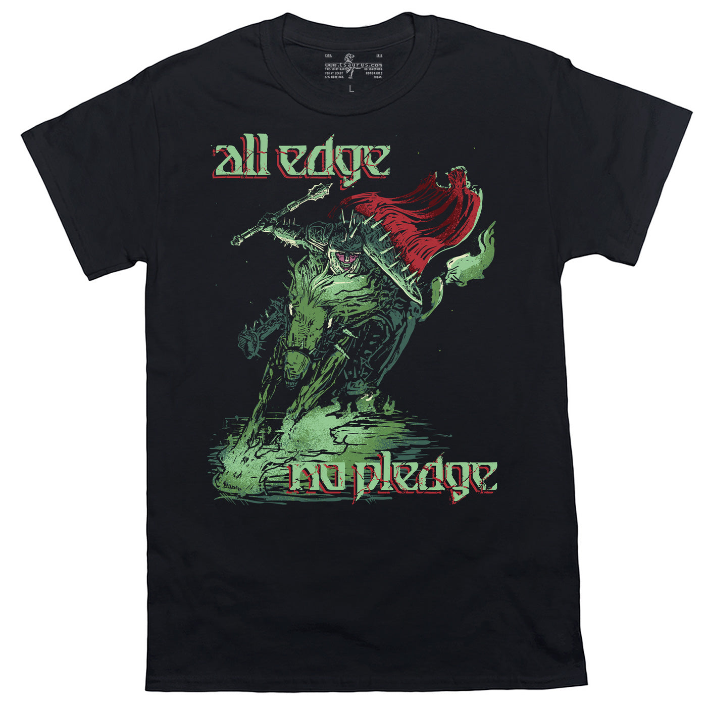 All Edge No Pledge Oathbreaker Paladin Heavyweight Tee