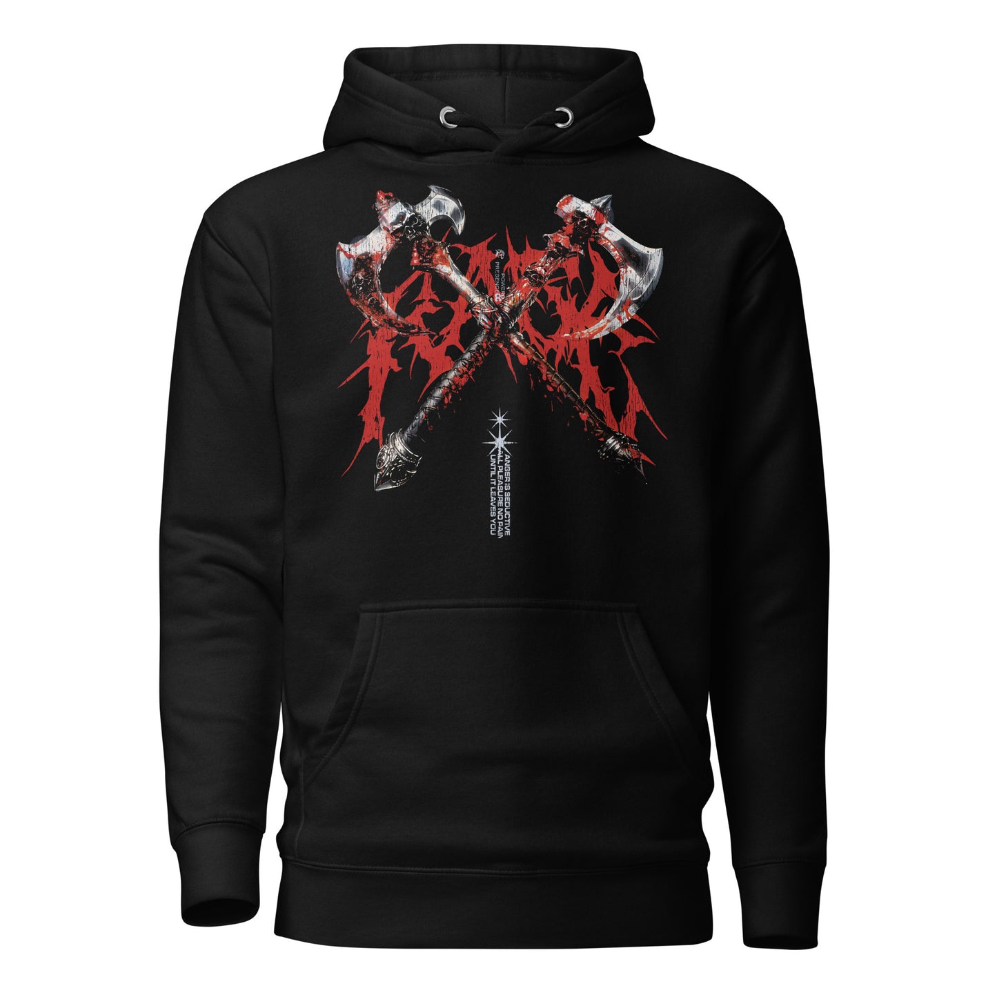Barbarian Rage Axes Heavyweight Hoodie