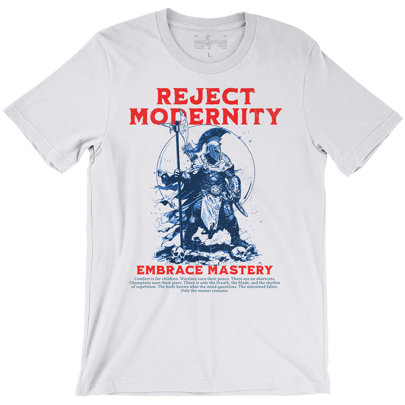 D&D Fighter Reject Modernity White Unisex T-shirt