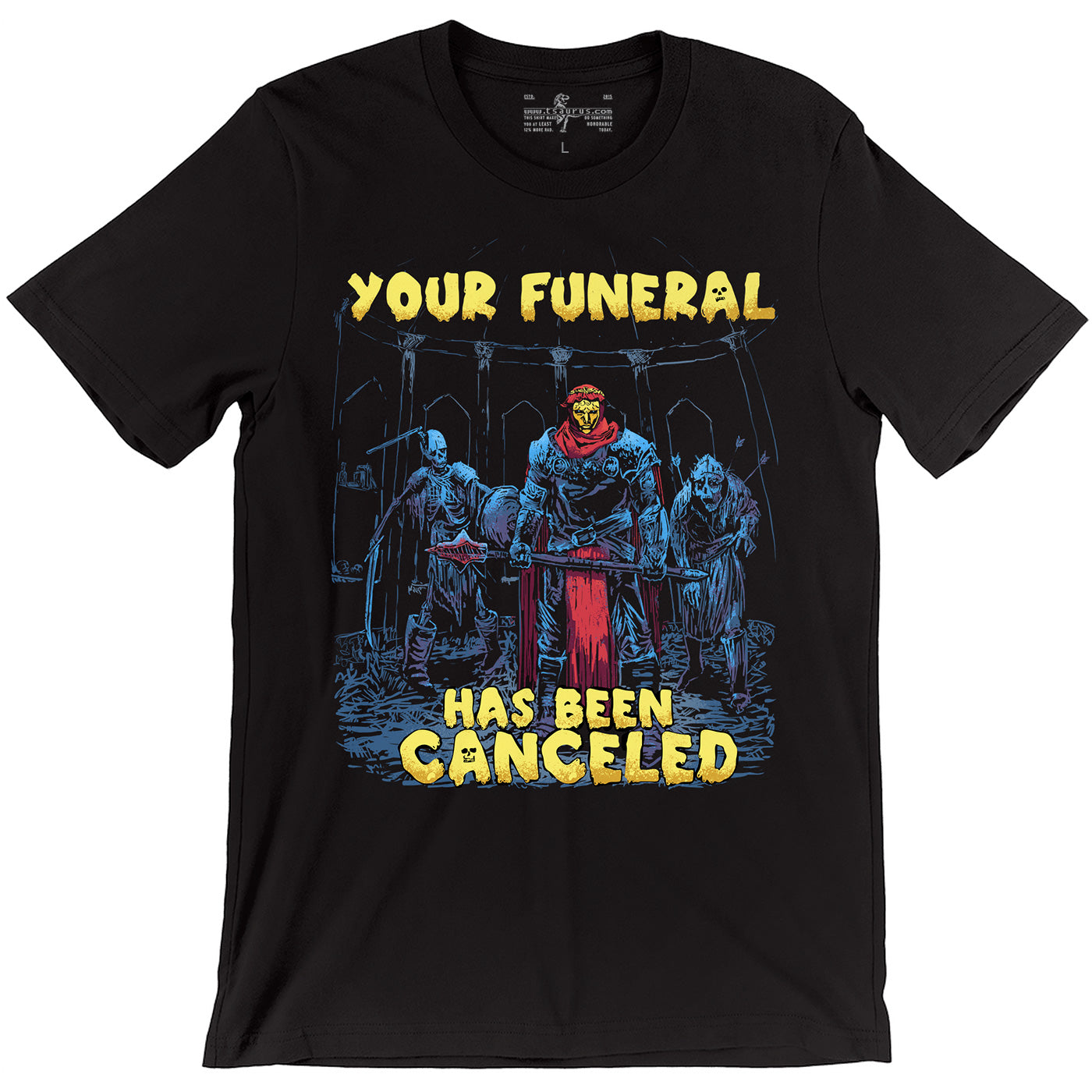 Death Domain Evil Cleric D&D Necromancer Tshirt