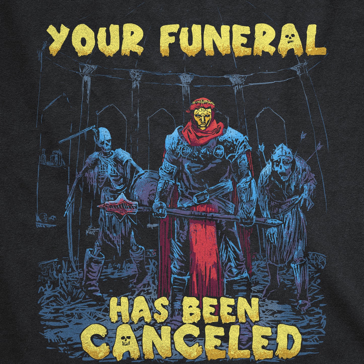 Death Domain Evil Cleric D&D necromancer Tee