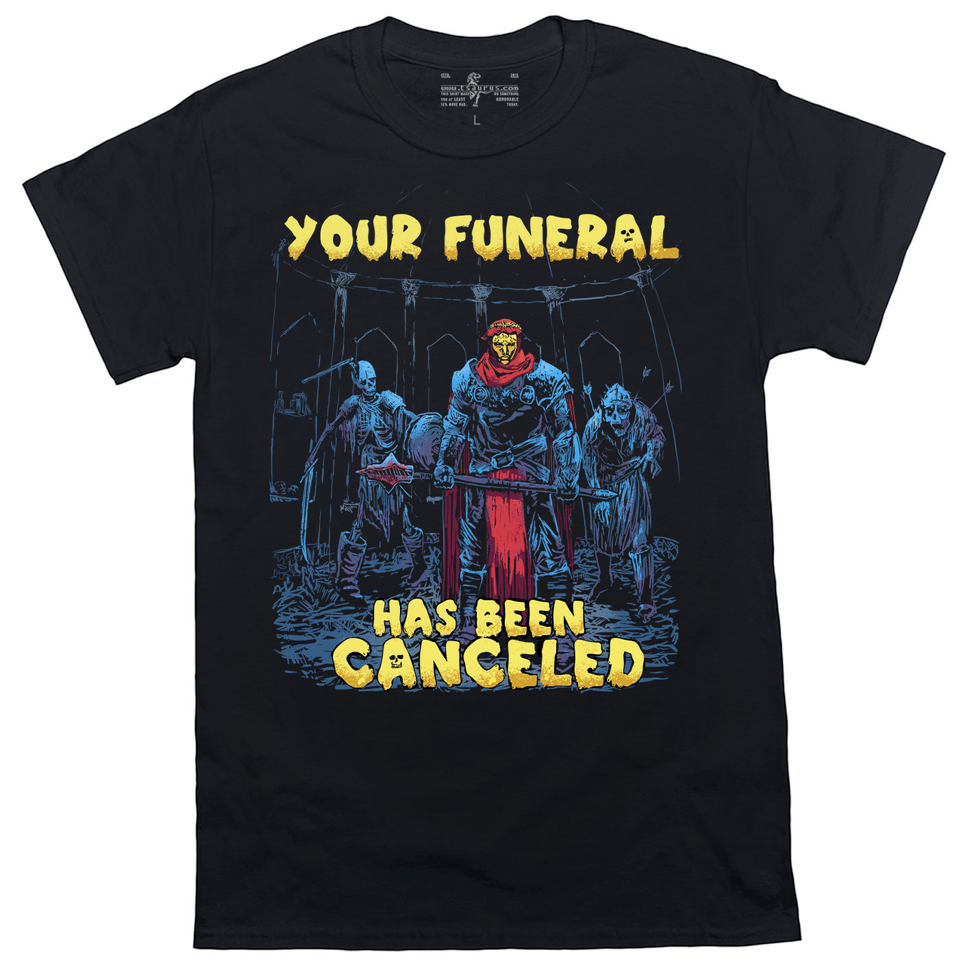 Evil Death Cleric DnD Heavyweight Tee