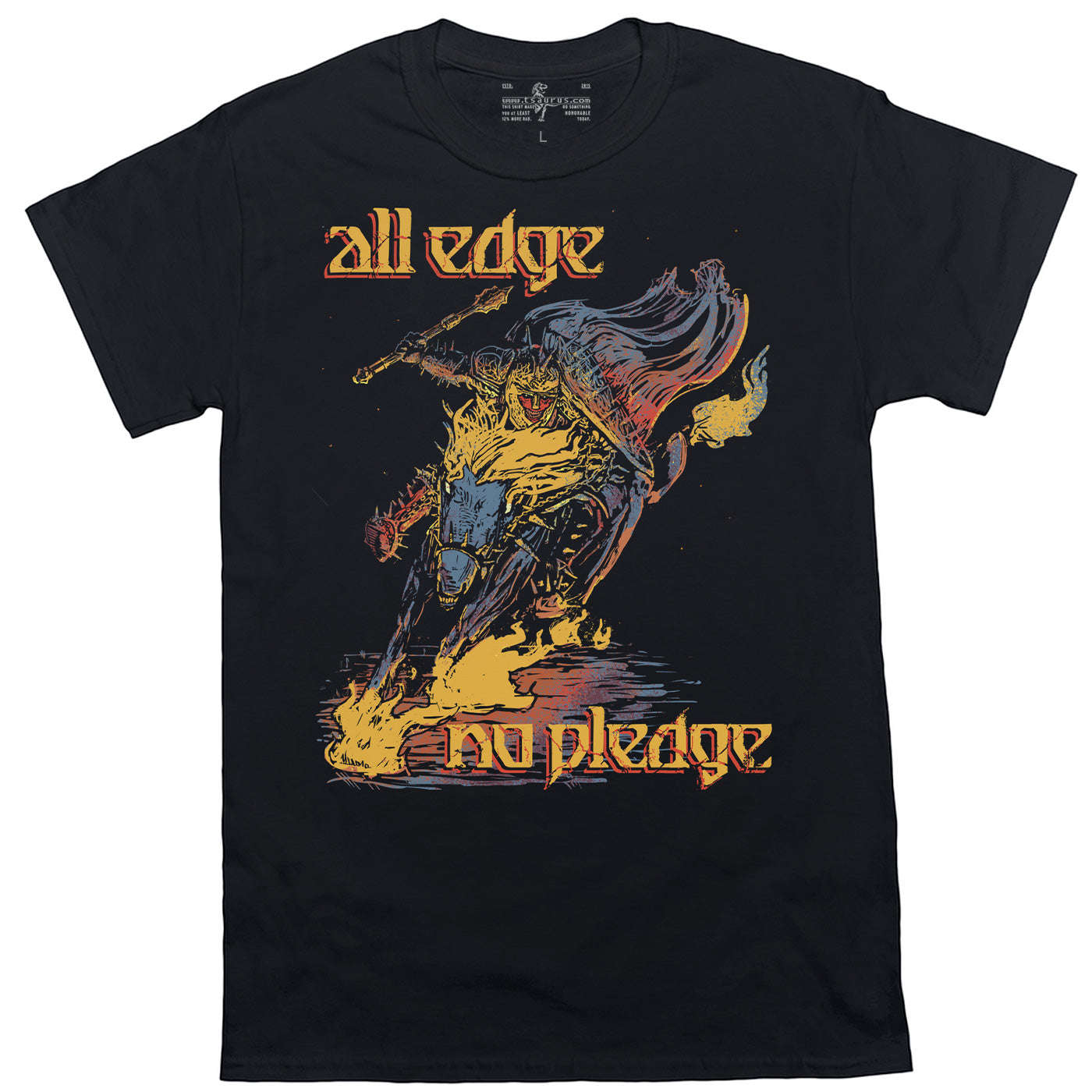 Oathbreaker Paladin All Edge No Pledge Heavyweight D&D t-shirt