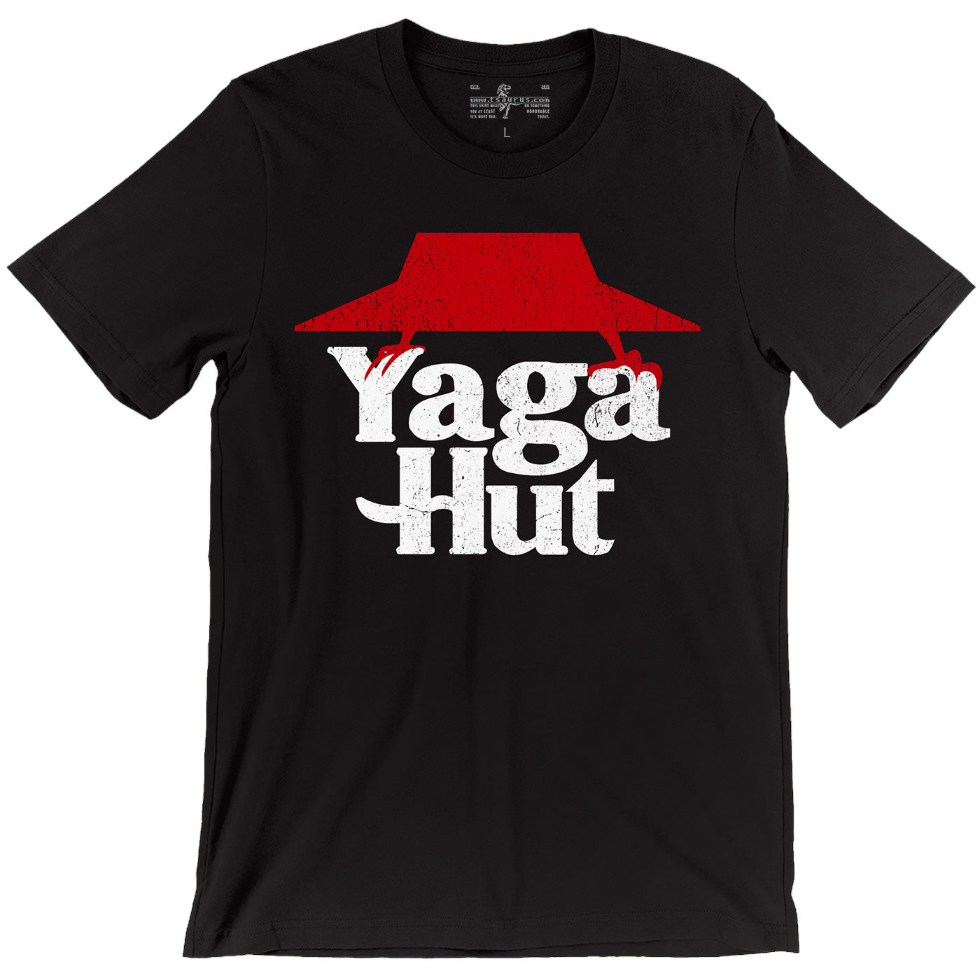 Baba Yaga Pizza Hut Parody D&D Black Unisex T-shirt