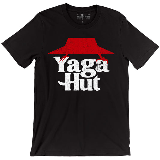 Baba Yaga Pizza Hut Parody D&D Black Unisex T-shirt