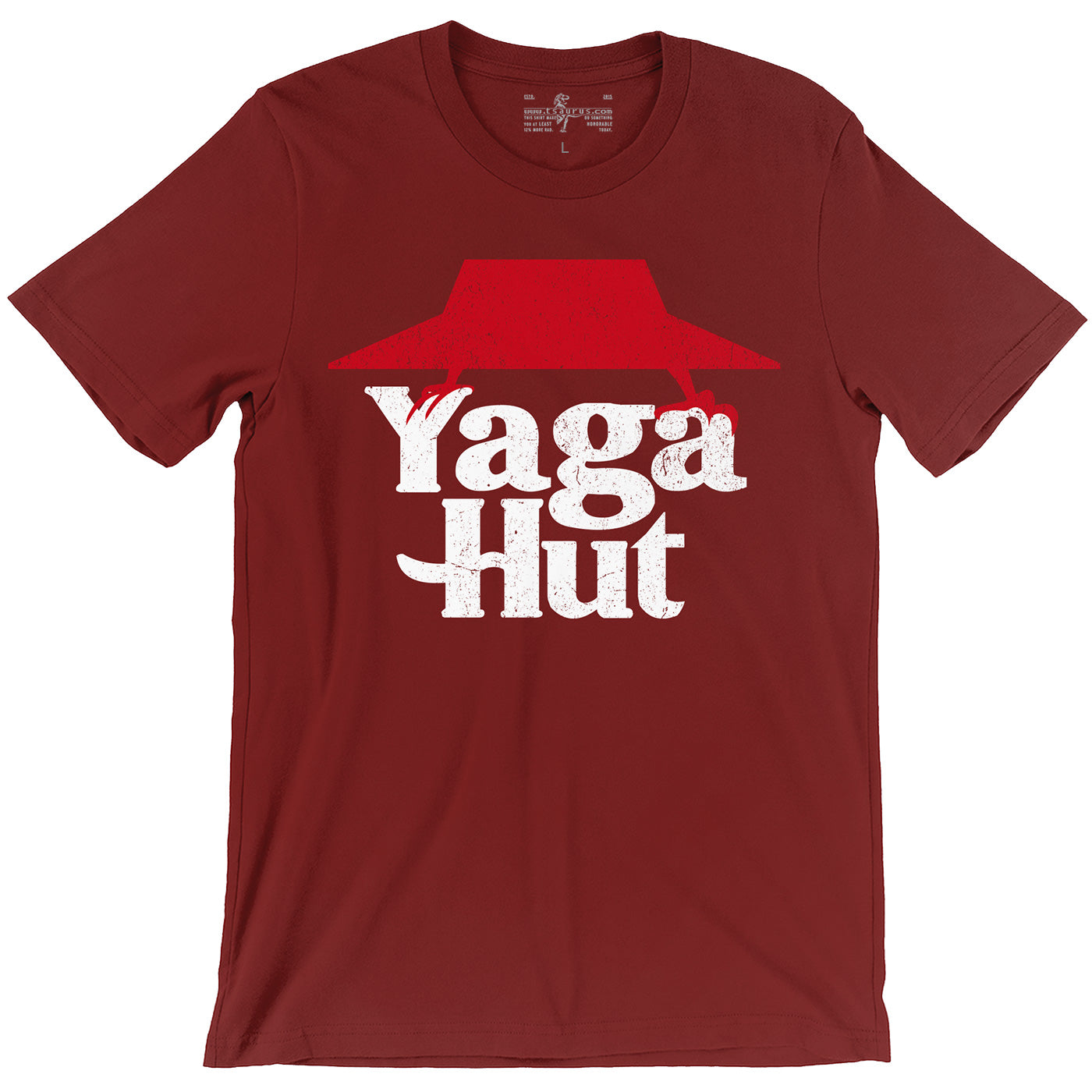 Baba Yaga Pizza Hut Parody D&D Red Unisex T-shirt