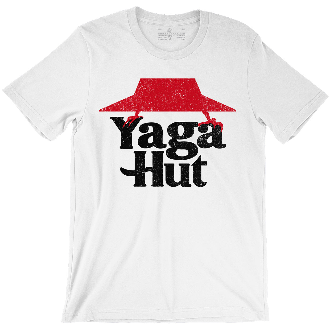 Baba Yaga Pizza Hut Parody D&D White Unisex T-shirt