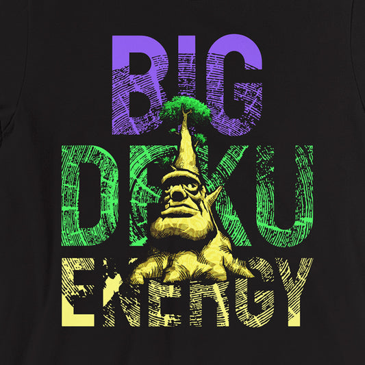Big Deku Energy Zelda Inspired Meme T-shirt Art