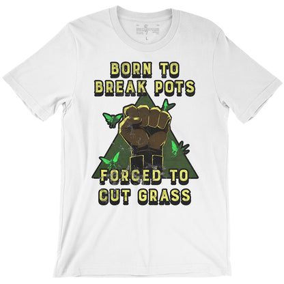 Born to Break Pots, Forced to Cut Grass Zelda inspired Meme White Unisex T-Shirt