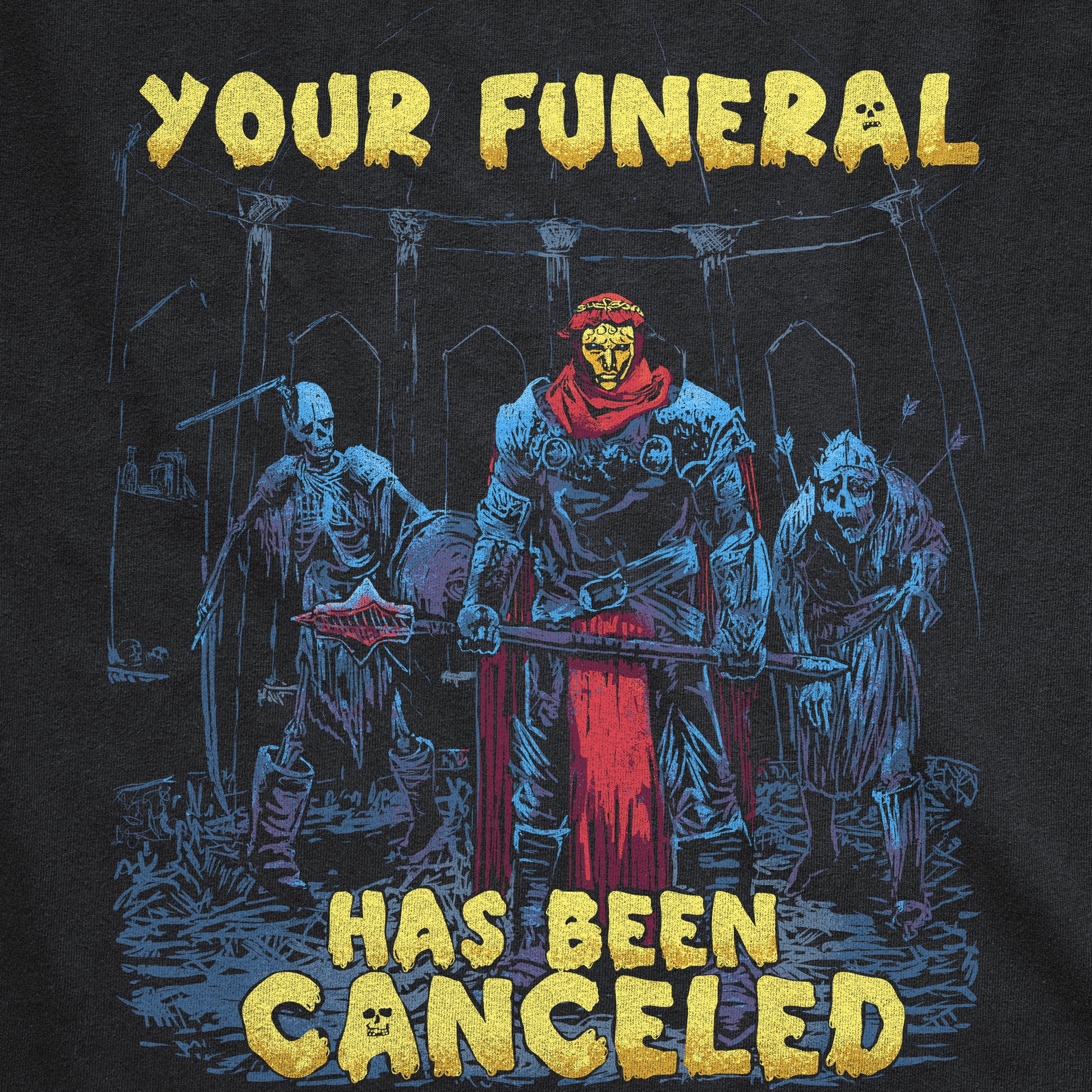 Death Domain Evil Cleric D&D necromancer Tee