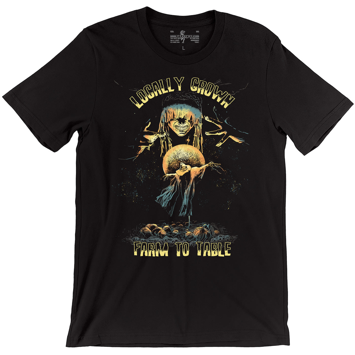 Locally Grown Farm to Table Evil Druid D&D T-shirt