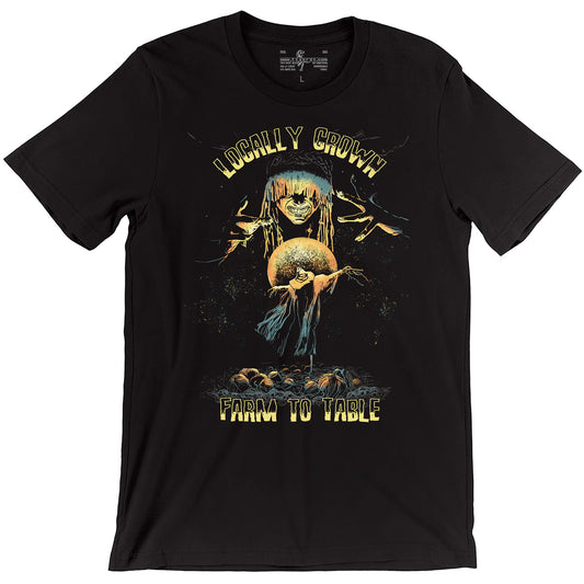 Locally Grown Farm to Table Evil Druid D&D T-shirt