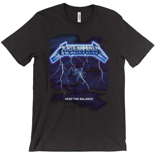 Mordenkainen Keep the Balance D&D Ride the Lightning parody t-shirt