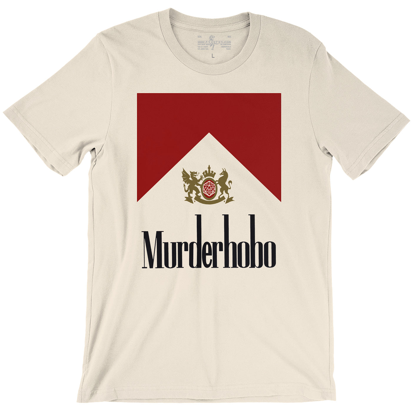Murderhobo D&D parody unisex natural beige t-shirt