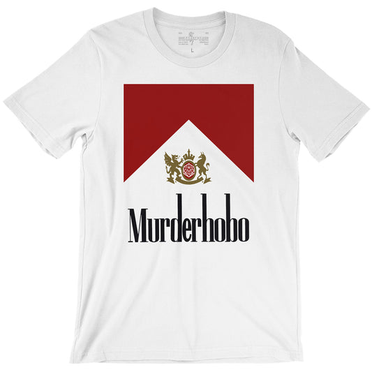 Murderhobo D&D parody unisex white t-shirt