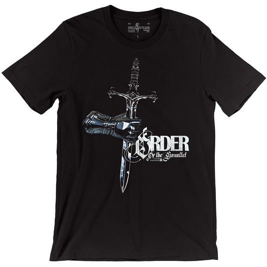 Order of the Gauntlet Chrome Streetwear D&D black T-shirt
