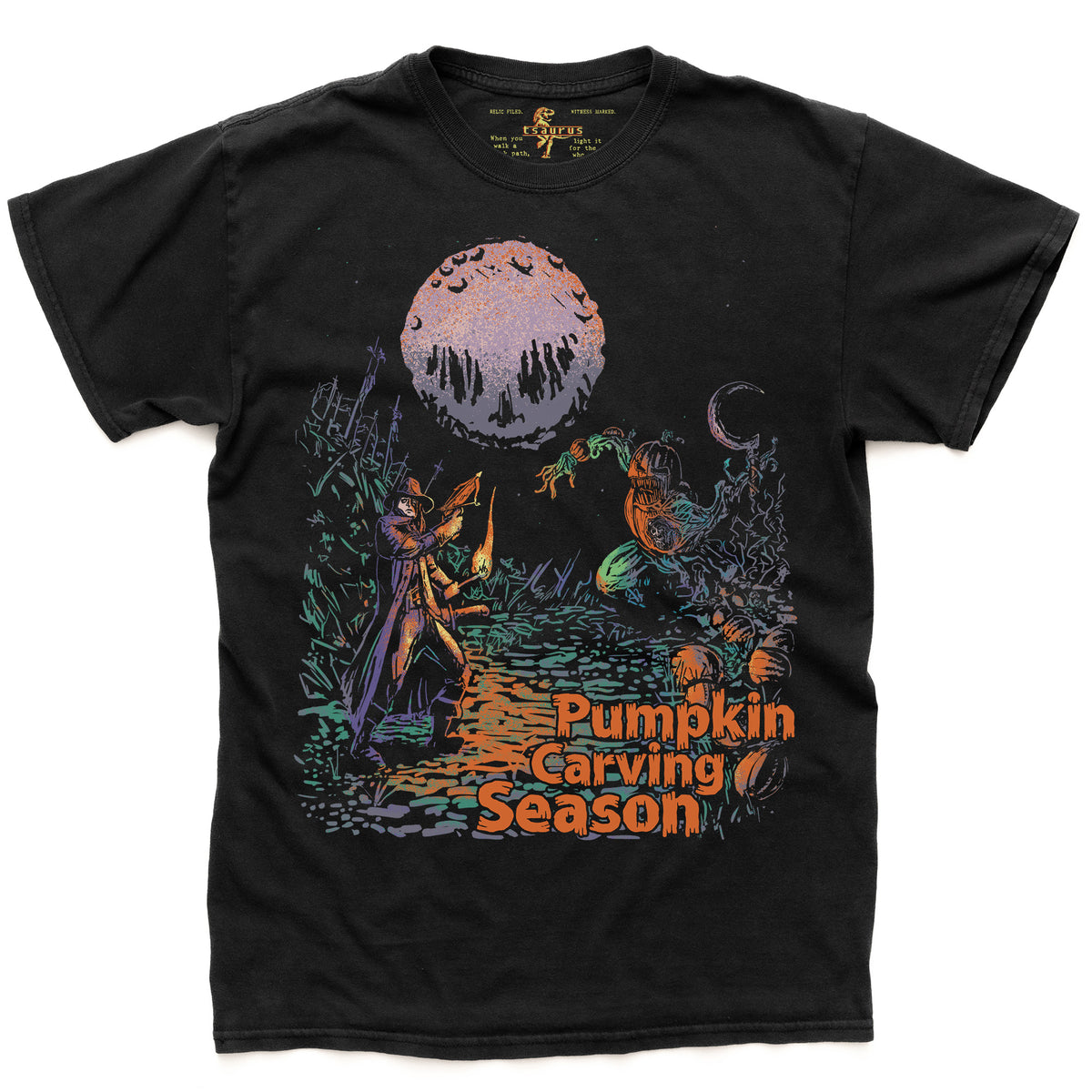Pumpkin Carving Season - monster hunter ranger D&D t-shirt