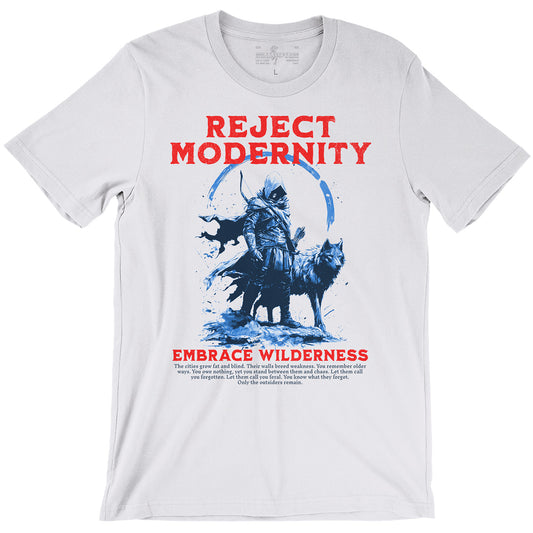 Ranger Reject Modernity White Unisex T-shirt D&D class