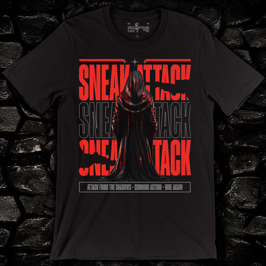 Rogue Sneak Attack Black and Red T-shirt