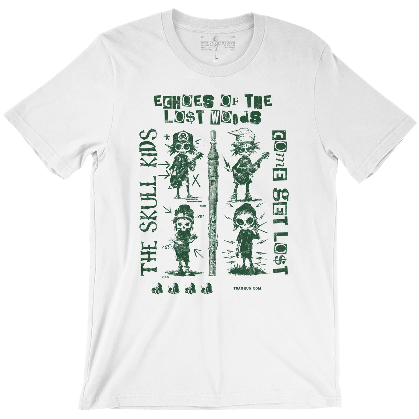 Skull Kids Echoes of the Lost Woods Concert White Unisex T-Shirt