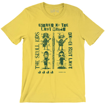 Skull Kids Echoes of the Lost Woods Concert Yellow Unisex T-Shirt