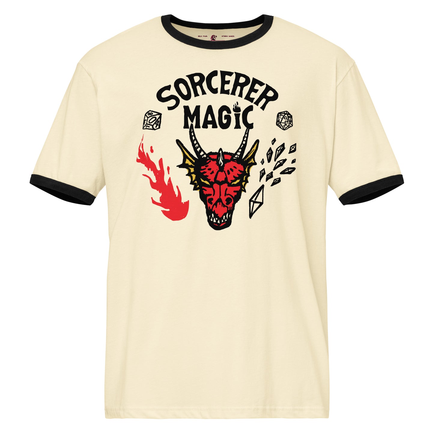 Sorcerer Magic D&D Vintage Ringer Tee inspired by Hellfire Club in Stranger Things