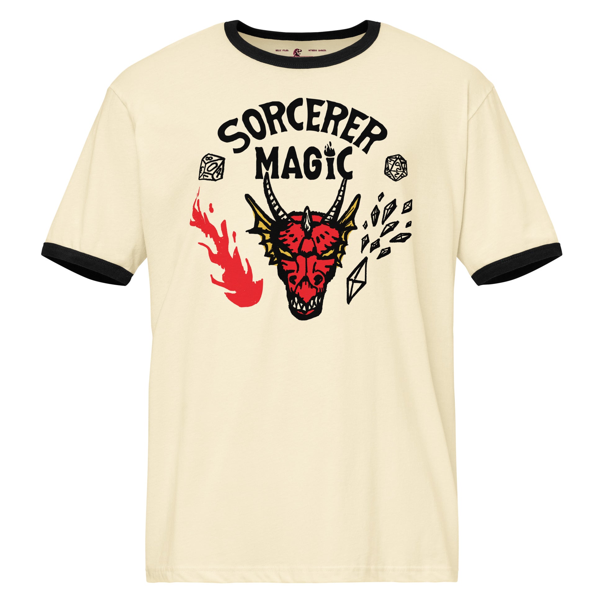 Sorcerer Magic D&D Vintage Ringer Tee inspired by Hellfire Club in Stranger Things