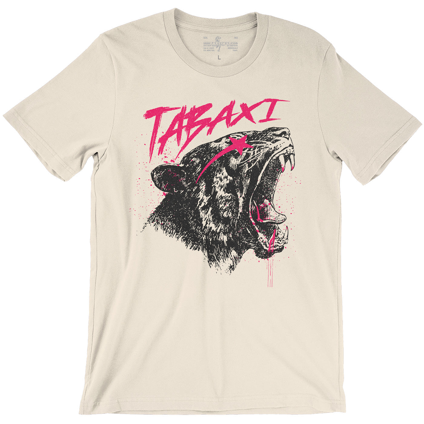 Tabaxi Neon Blood Savage Catfolk D&D Natural Unisex T-shirt