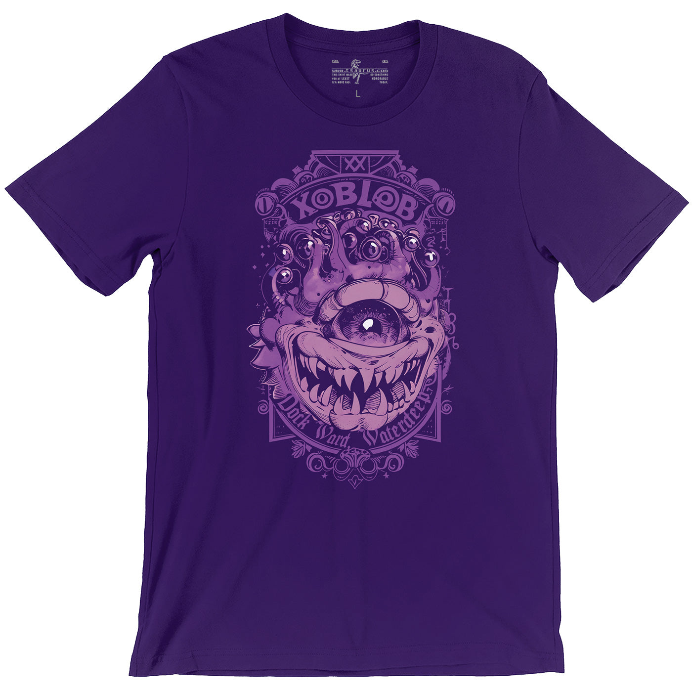Xoblob Shop Waterdeep D&D Purple T-shirt