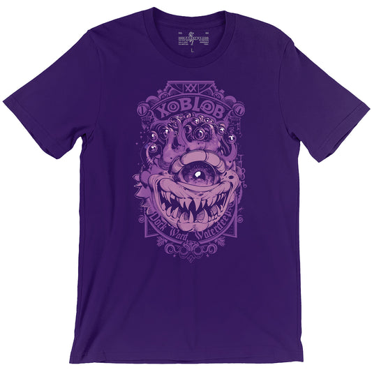 Xoblob Shop Waterdeep D&D Purple T-shirt