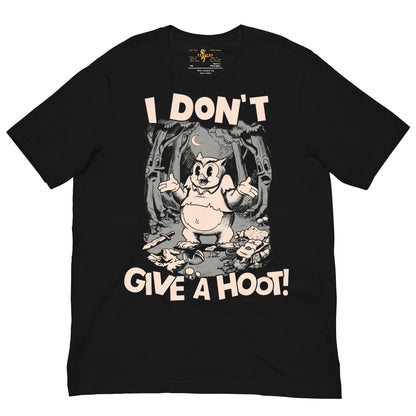 owlbear D&D t-shirt I don't give a hoot funny monster rpg tee