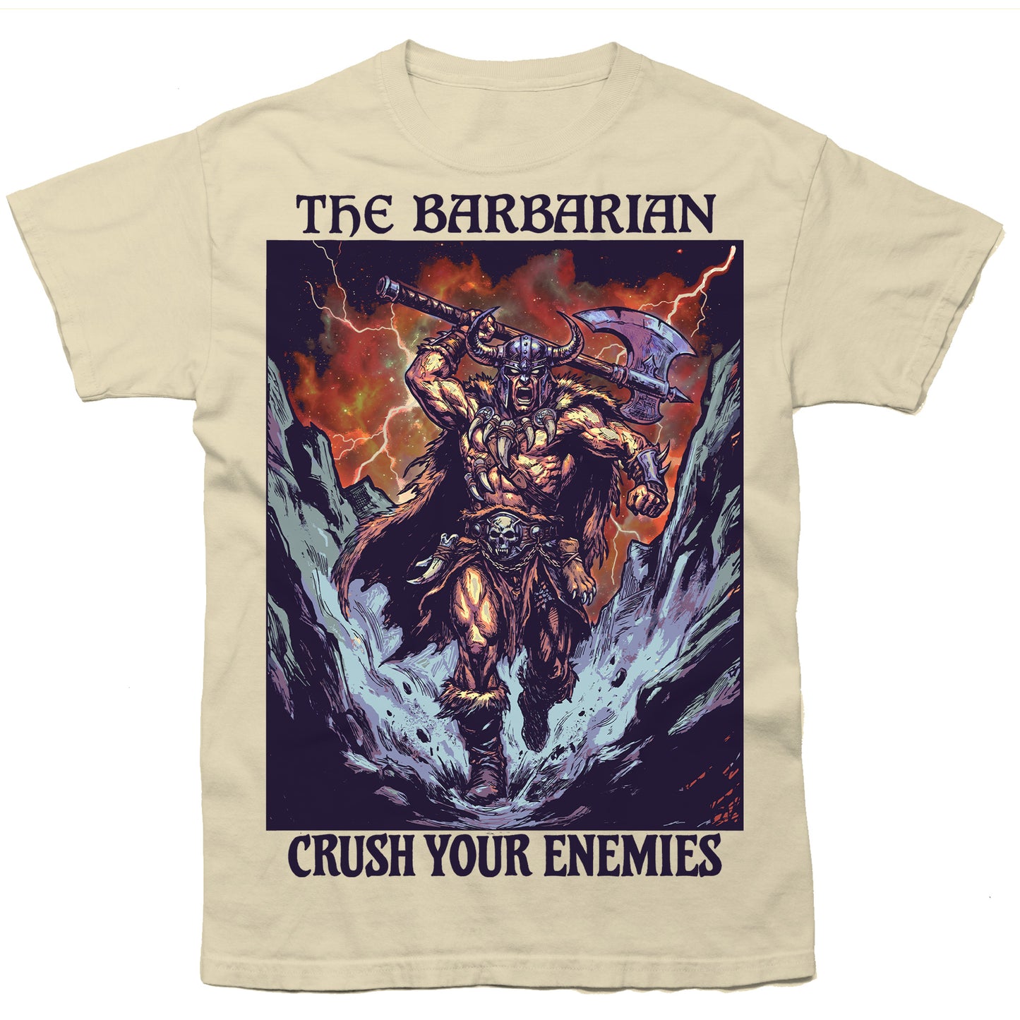 Crush Your Enemies - Barbarian Tee