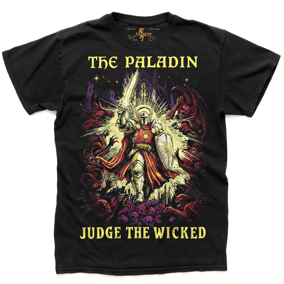 Judge the Wicked - Paladin Tee