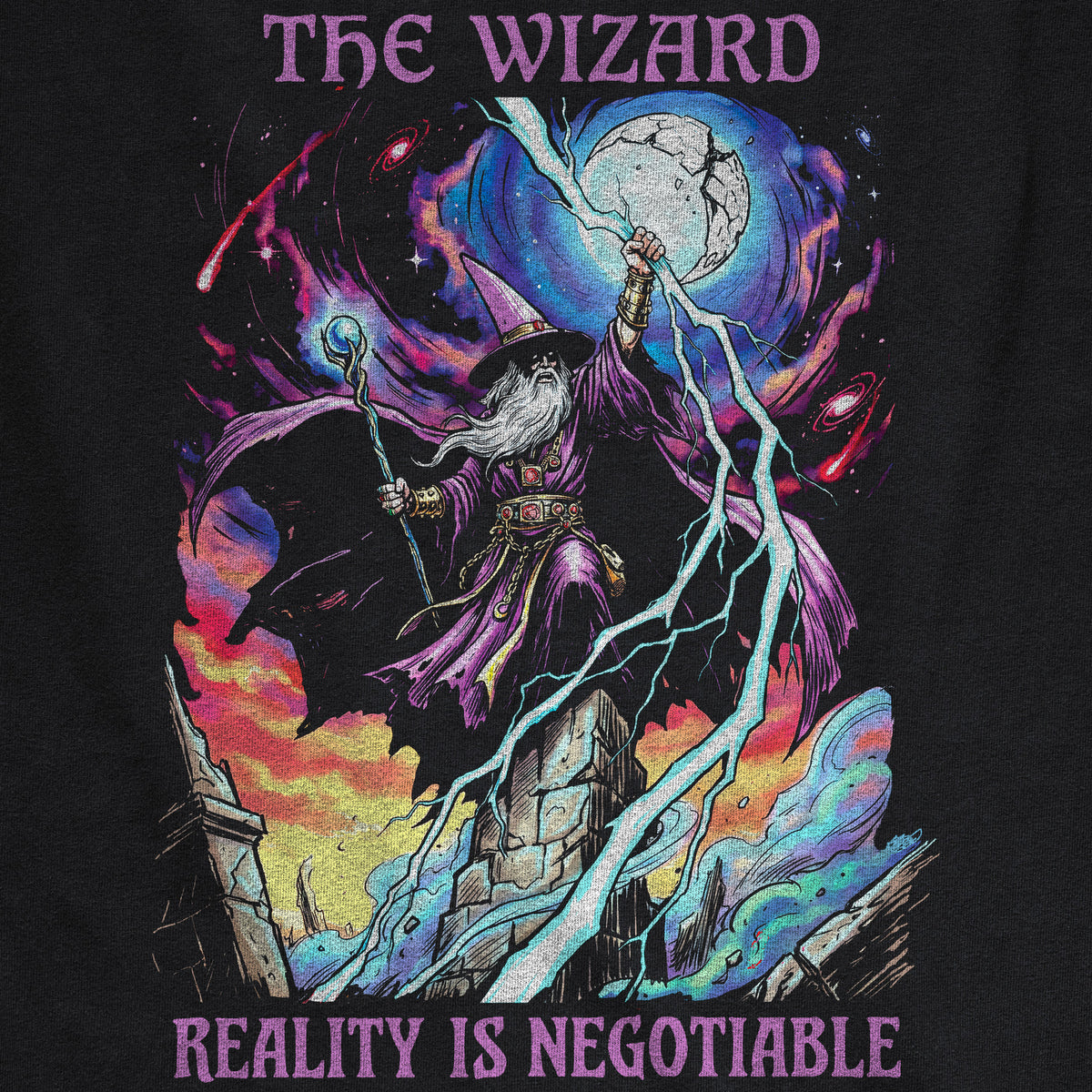 Reality is Negotiable - Wizard Tee