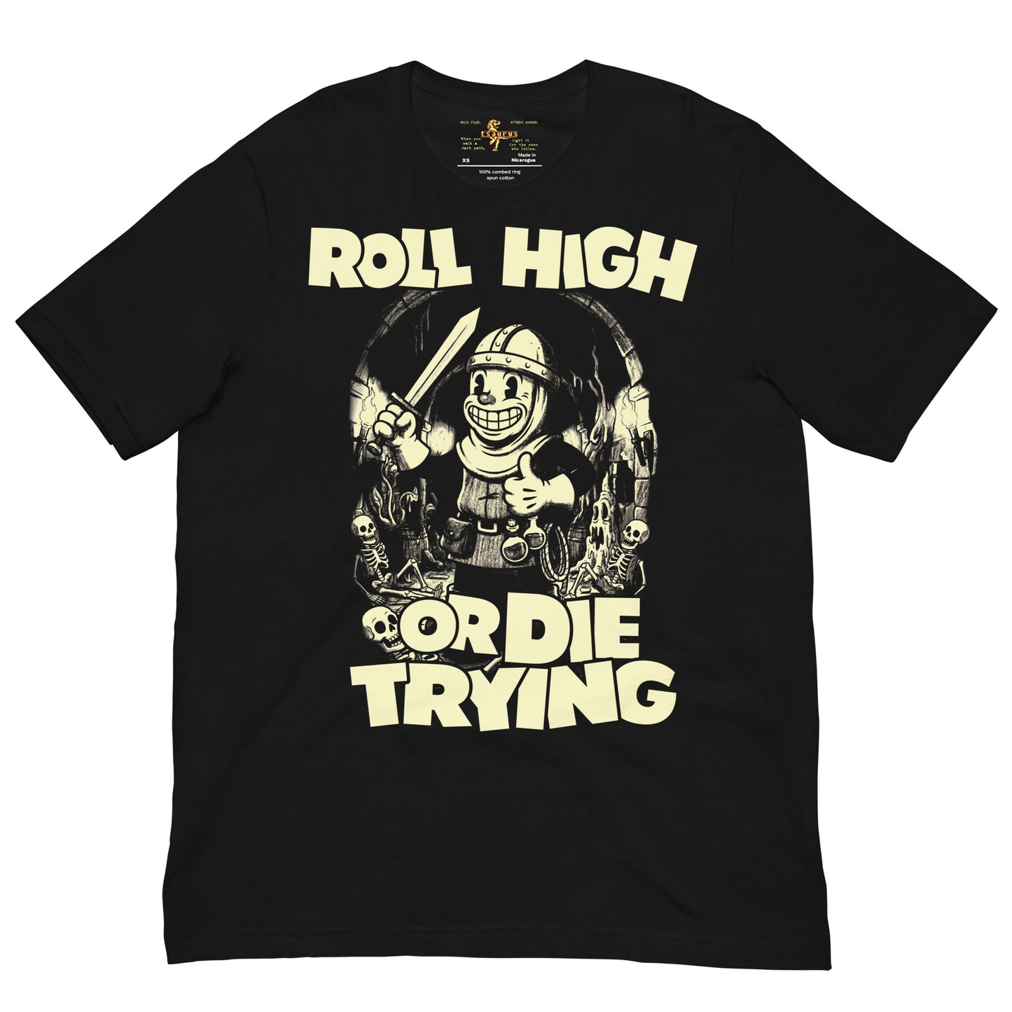 Roll High or Die Trying - Fighter Tee